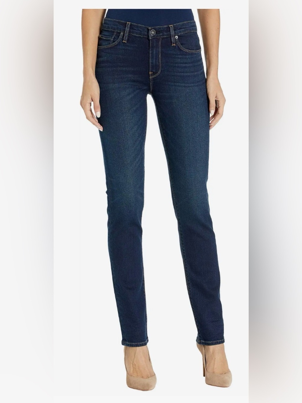 Hudson Jeans Women's Nico Skinny Jeans in Dark Blue